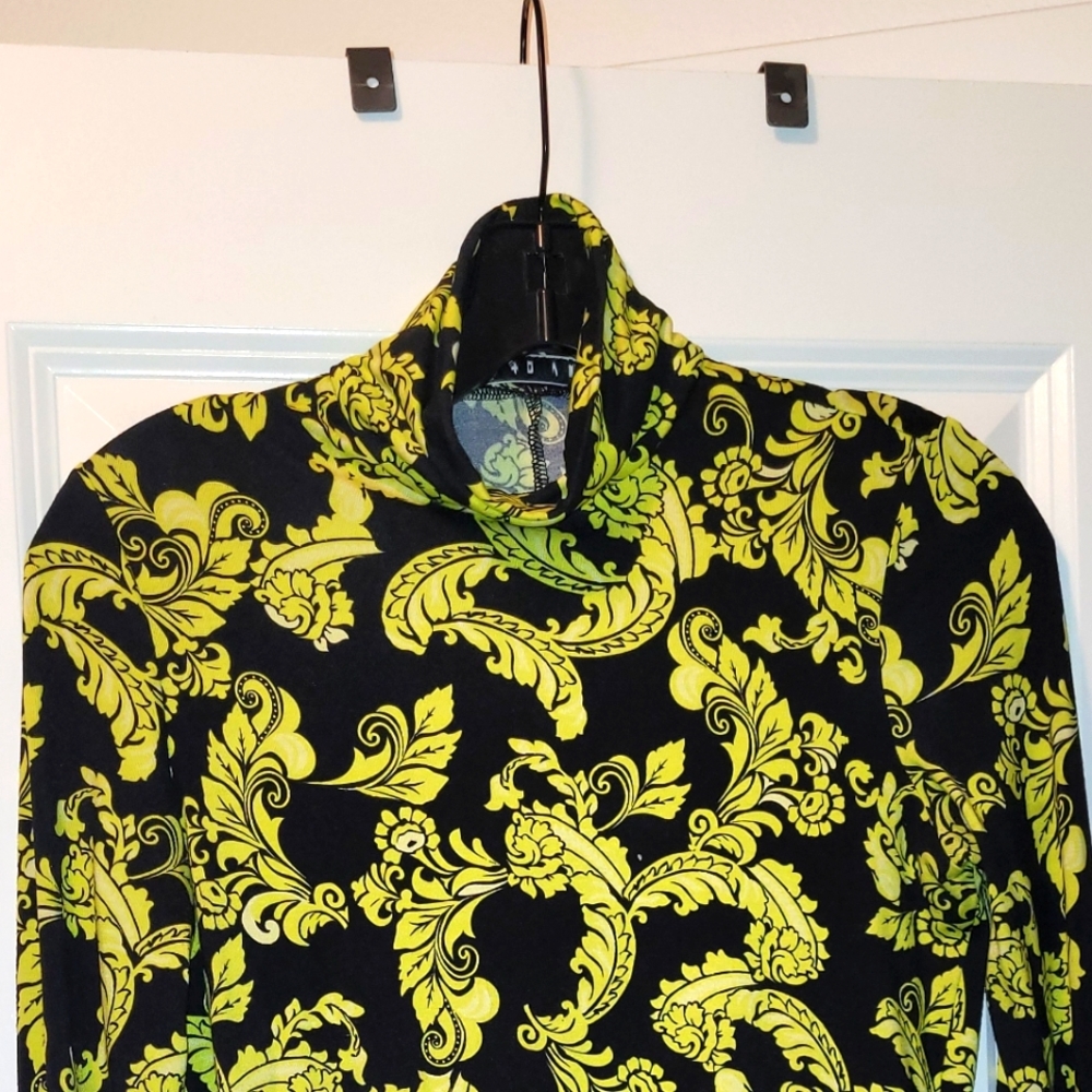 Alice and olivia high neck long-sleeved tailored top